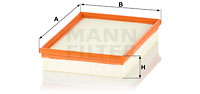 Raitisilmasuodatin MANN-FILTER CU 2785