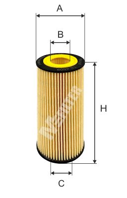 Öljynsuodatin MFILTER TE 4009