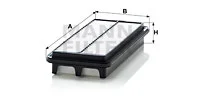 Ilmansuodatin MANN-FILTER C 2617