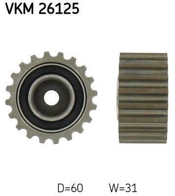 Ohjainrulla, hammashihna SKF VKM 26125