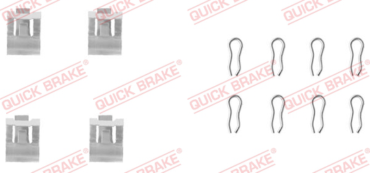 Tarvikesarja, jarrupala QUICK BRAKE 109-1055