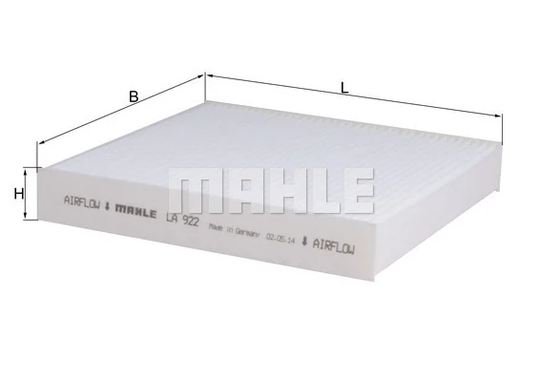 Raitisilmasuodatin KNECHT LA 922