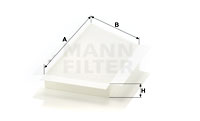 Raitisilmasuodatin MANN-FILTER CU 3448