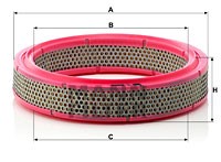 Ilmansuodatin, isuzu gemini, gemini sedan, toyota 4 runner i, 4 runner iii, hilux pick-up v, previa i, vw taro, 17801-08010, 17801-35020