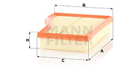 Ilmansuodatin MANN-FILTER C 26 017