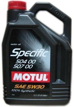 Moottoriöljy MOTUL SPECIFIC 504 00 507 00 5W30 5L