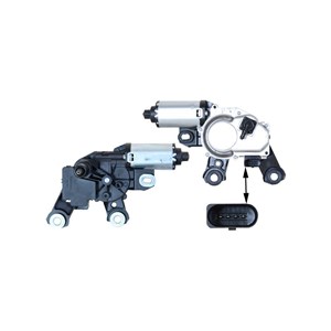 Pyyhkijän moottori, Takana, vw touareg, 7P6 955 711, 7P6 955 711A, 7P6 955 711B