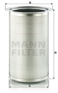 Suodatin, paineilma MANN-FILTER LE 48 004 x