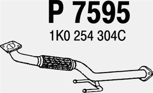 Pakoputki, Edessä, seat,vw, 1K0254304B, 1K0254304C, 1K0254304P