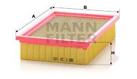 Ilmansuodatin MANN-FILTER C 26 100