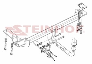 Vetokoukku, vakio, land rover range rover evoque