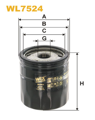 Öljynsuodatin WIX FILTERS WL7524