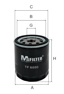 Öljynsuodatin MFILTER TF 6550