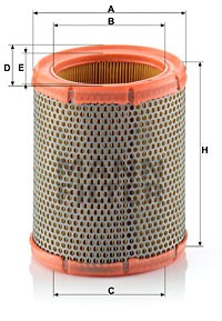 Ilmansuodatin, citroën,peugeot, 1444 85, 1444 A7, 1444 ST, 95658 433, 95659 354