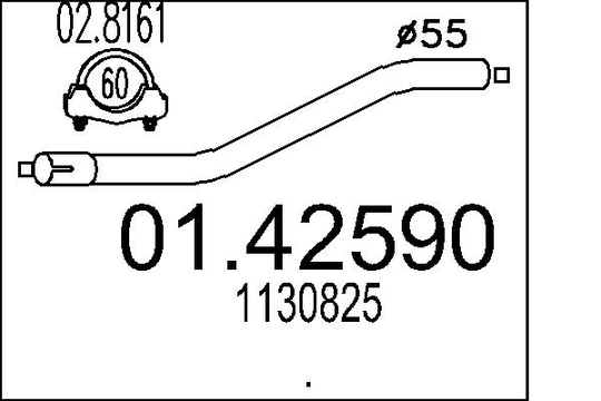 Pakoputki MTS 01.42590