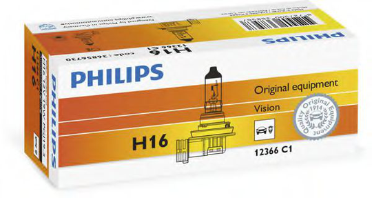 Hehkulankapolttimo, sumuvalo PHILIPS 12366C1