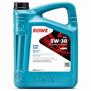 Moottoriöljy Rowe Hightec Synt Asia Sae 5W-30 4L, Universal