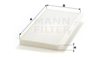 Raitisilmasuodatin MANN-FILTER CU 5366