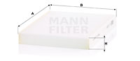 Raitisilmasuodatin MANN-FILTER CU 2335