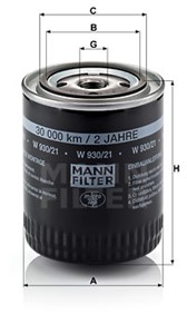 Öljynsuodatin, vw,skoda,audi, 078 115 561 D, 078 115 561 H, 078 115 561 J
