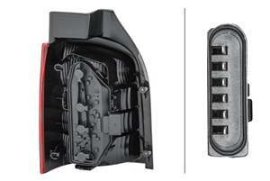 Takavalo, Oikea, vw transporter skåp v, 217 2324, 7H0 945 096 L