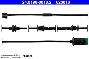 Kulumisenilmaisin, jarrupala, Etuakseli, chevrolet,opel,vauxhall, 13153473, 62 35 674