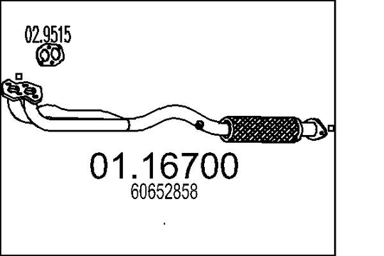 Pakoputki MTS 01.16700