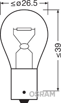 Polttimo, vilkkuvalo OSRAM 7529