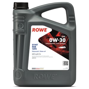 Moottoriöljy Rowe Hightec Synt Rsb 12Fe Sae 0W-30 5L, Universal