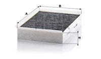 Raitisilmasuodatin MANN-FILTER CUK 2950