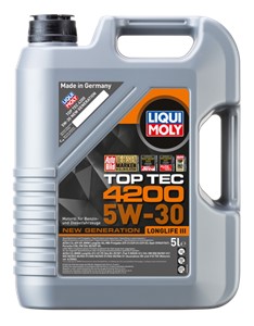 Moottoriöljy Liqui Moly Top Tec 4200 5W-30 5L, Universal