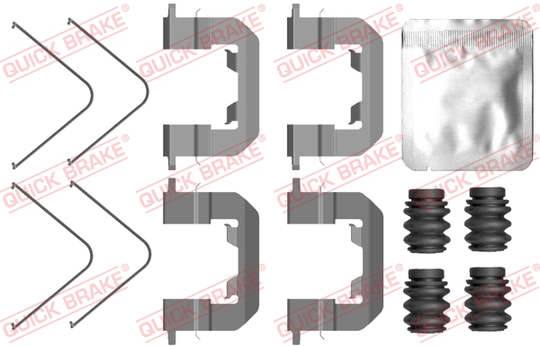 Tarvikesarja, jarrupala QUICK BRAKE 109-0123