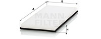 Raitisilmasuodatin MANN-FILTER CU 49 002
