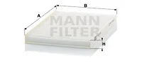 Raitisilmasuodatin MANN-FILTER CU 2218