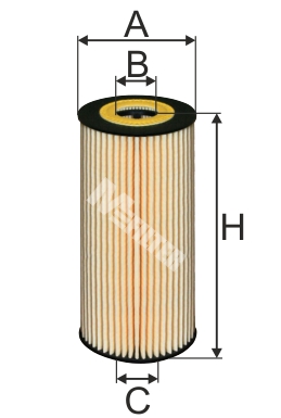Öljynsuodatin MFILTER TE 630