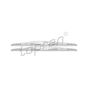 Pyyhkijänsulka, Edessä, opel meriva a minibus, minivan, zafira a minibus, minivan, vauxhall meriva a, zafira a, 09118962, 09121975, 09