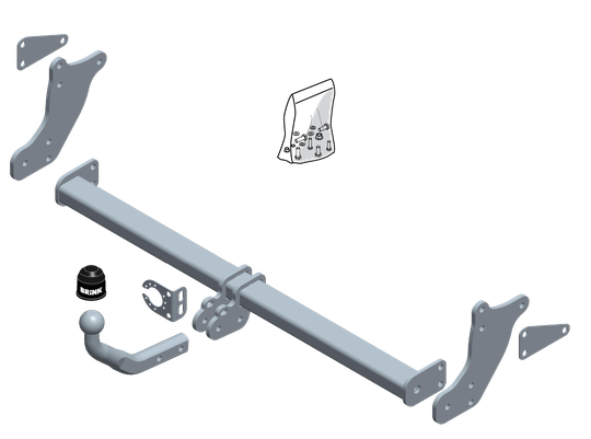 Vetokoukku BRINK 595400 MB V-Class, Vito W447