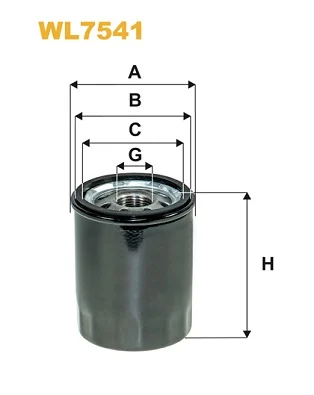 Öljynsuodatin WIX FILTERS WL7541