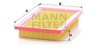 Ilmansuodatin MANN-FILTER C 2568/1
