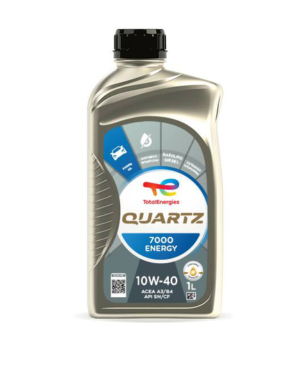 Moottoriöljy TOTAL 10W40 QUARTZ 7000 ENERGY 1L