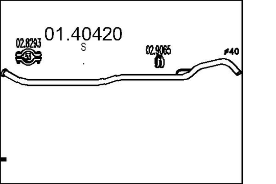 Pakoputki MTS 01.40420