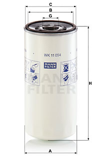 Polttoainesuodatin MANN-FILTER WK 11 054