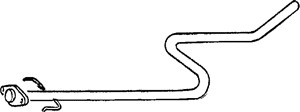 Pakoputki, Keskellä, toyota carina v, carina kombi v, carina sedan v, 17420-16210, 17420-16211