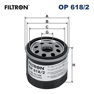 Öljynsuodatin FILTRON OP 618/2