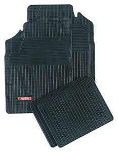 Kumimatto, sisätila, Edessä ja takana