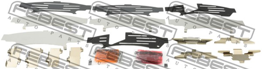 Tarvikesarja, jarrupala FEBEST 0503-GHF