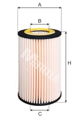 Öljynsuodatin MFILTER TE 4031