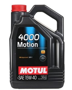 Moottoriöljy Motul 4000 Motion 15W-40, Universal