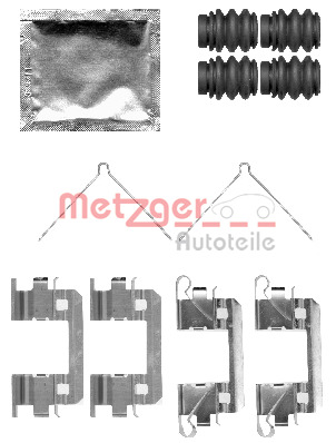 Tarvikesarja, jarrupala METZGER 109-1811