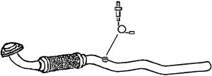 Pakoputki, Keskellä, opel,vauxhall, 24423924, 5852134, 8671015661